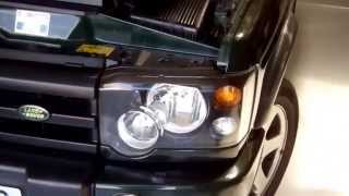 How to remove the grille and headlights on Land Rover Discovery TD5 [upl. by Omissam194]