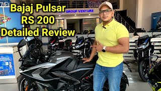 Bajaj pulsar RS 200 Detailed Review By Auto Magnetic pulsarrs200 bikereview bajajpulsar [upl. by Ilrahc]