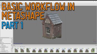 Photogrammetry  Basic workflow in Metashape [upl. by Kyre]