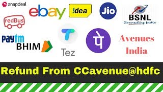 CCAvenuehdfc get refund  amount deducted but recharge not done Indiaideasicici [upl. by Airehc]