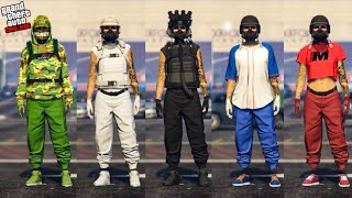 GTA 5 ONLINE PACK DE TRAJES FEMININO TRYHARD FEITO NA SESSÃO 5 VERY EASY FEMALE TRYHARD OUTFITS [upl. by Amolap]