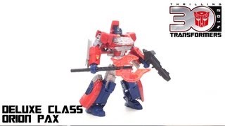 Video Review of the Transformers Generations Orion Pax [upl. by Tabbi]