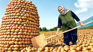 This Village Grows Tons of Organic Potatoes The Most Famous Potato Buns Recipe [upl. by Cassidy671]