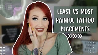 My Least VS Most Painful Tattoo Placements [upl. by Landing]