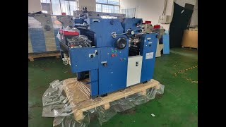 2 COLOR OFFSET PRINTING MACHINE SATELLITE TYPE 16X22 SIZE HOT SALES MODEL ZR56IIS NON WOVEN PRINTING [upl. by Grimbly]