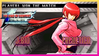 The King of Fighters 2002 Unlimited Match  ▶ JB10 VS Frenético  🕹🎮Casual Match🎮🕹 [upl. by Kyd818]