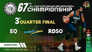 ER VS RDSO  QUARTER FINAL  67th ALL INDIA INTER RAILWAY MEN BASKETBALL CHAMPIONSHIP24 KOLKATTA [upl. by Carpenter]