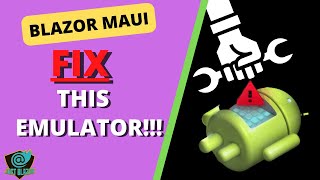 How To Fix Android Emulator For Visual Studio  NET MAUI [upl. by Beverie]