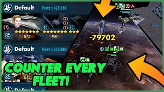 SWGOH FLEET COUNTERS COUNTER EVERY FLEET II November 2023 [upl. by Karlens393]