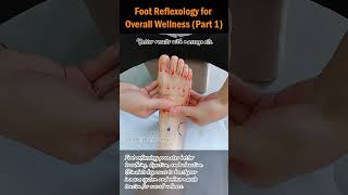 Foot Reflexology for Overall Wellness Part 1 footmassage reflexology footcare stressrelief [upl. by Oilejor]