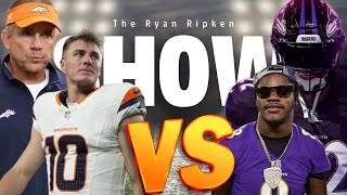 LIVE Ravens vs Broncos Pregame  The Ryan Ripken Show [upl. by Bannister215]