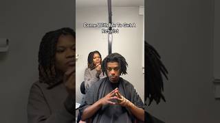 He trims his locs when he retwists Here’s why 🌴 hairtips naturalhair shorts [upl. by Ennovyhs245]