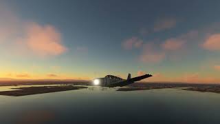 Beechcraft Bonanza G36 Tokyo landing Microsoft Flight Simulator 2024 01 30 18 53 37 07 [upl. by Narbig]