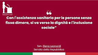 assistenza sanitaria per le persone senza fissa dimora [upl. by Aknaib244]