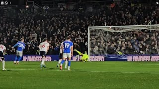 Jay Stansfield Penalty vs Bolton Wanderers BCFC EFL [upl. by Hgielram]