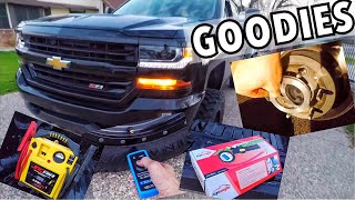 2017 Silverado Project  Few upgrades TPMS Binding Hub Centric Rings Portable Jumper box [upl. by Illom]