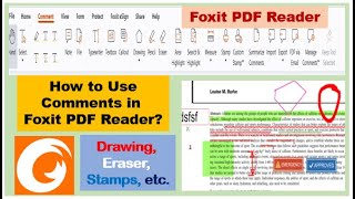 Learn Complete Comments Tools in Foxit PDF Reader  Use All Comments Option in Foxit PDF Reader [upl. by Alocin]