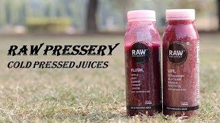 Raw Pressery Juices Taste Test  Best Cold Pressed Juice in India  Detox Juice [upl. by Lemire374]