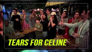 Fans tear up while watching Celine Dion at Olympics opening ceremony [upl. by Brezin897]