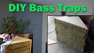 DIY Bass Traps Home Studio Room Acoustics [upl. by Atilem522]