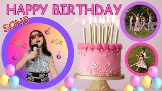 HAPPY BIRTHDAY SONG 🎈POP SPARKLES  Official Music Video ✨ Kids song✨ Alena and princess [upl. by Yrtneg]