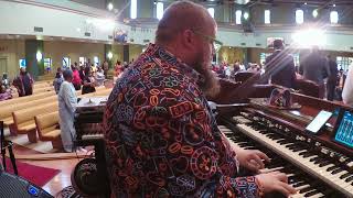 Great amp Mighty  GMS COGIC Youth Sunday  62324  Dan quotSpiffyquot Neuman on organ [upl. by Janicki]