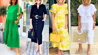 👉 Best Summer Dresses for Women Over 60 Stylish AgeDefying Outfits ☀️ Fashion Trends for 2024 [upl. by Lissak]