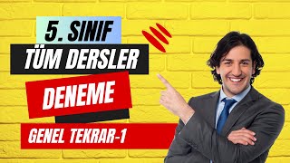 5 Sınıf Tüm Dersler Yarıyıl Tatil Denemesi 1 [upl. by Anilegnave28]