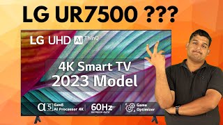 LG UR 7500 4k tv full review video for amazon and flipkart sale  LG UR 7500 2023 [upl. by Dnaloy815]