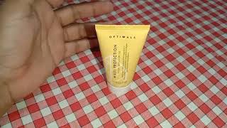 MultiProtection UV Day Shield SPF 50 Sunblock Optimals SPF 50 Sunblock Honest Review [upl. by Eerased470]