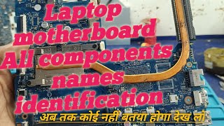 Laptop Motherboard All Components Names identification Laptop Chiplevel Repair Course [upl. by Regor]