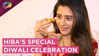 Hiba Nawab Makes Rangoli And Paint Diyas For Diwali  Exclusive Diwali Celebration [upl. by Decato716]