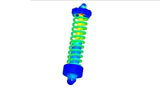 Suspension  Dynamic Analysis SimScale 17052021 [upl. by Cade]