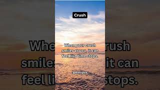 🥰 When your crush smiles at you it can feel like time stops  Fact shorts [upl. by Eslehc]