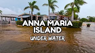 Anna Maria Island After HURRICANE DEBBY  Florida Coastal Flooding [upl. by Aramen]