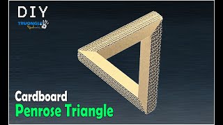 How to make Penrose Triangle  DIY [upl. by Heid589]