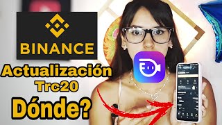 Mi dirección de Binance Usdt Tcr20  ACTUALIZACIÓN [upl. by Sirad]