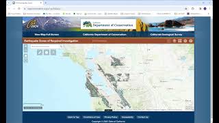 California Geological Survey Earthquake Zones map [upl. by Aiello]