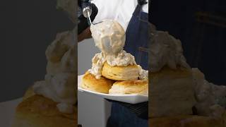 You gotta try these Biscuits and Gravy foodie biscuitsandgravy sngwitab [upl. by Nerissa]