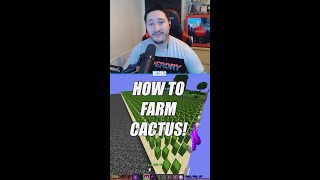 How to Farm Cactus on Hypixel Skyblock [upl. by Ppik323]