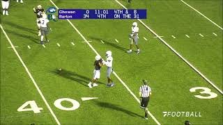 College Football Chowan at Barton Highlights 83123 [upl. by Mccall357]