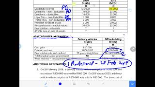 TAXATION  CLASS EXAMPLE 1 PART ONE [upl. by Fons]