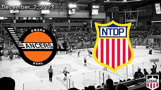 Omaha Lancers vs USA Hockey NTDP Highlights 12123 [upl. by Radie]