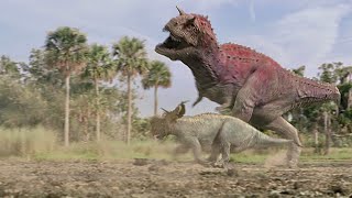 The Carnotaurus Attack no background music  Disney’s Dinosaur [upl. by Einahets]