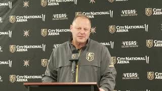 Golden Knights coach Gerard Gallant on center Vadim Shipachyov [upl. by Matuag]