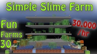 Simple and Unbreakable Slime Farms for Minecraft 114115 Fun Farms 30 [upl. by Marie-Ann]