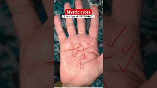 Mystic cross astrology palmreading palmistry fortunetelling horoscope palmanalysis astro [upl. by Ecirtnas142]