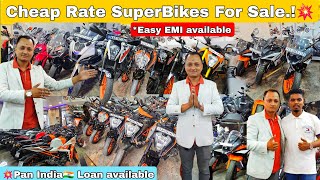 CHEAP RATE BEST SECOND HAND BIKES FOR SALE IN BANGALORE  SUPERBIKES FOR SALE  WITH LOAN OPTION💥 [upl. by Yk426]