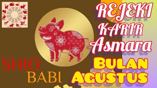 Shio BABI 🐷 bulan AGUSTUS  Ramalan Rejeki KARIR  amp Asmara shio Babi bulan Agustus [upl. by Norahs388]