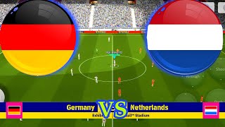 quotGermany 🇩🇪 vs Netherlands 🇳🇱 UEFA Nations League Clash on EFootball Mobilequot UEFA [upl. by Attehcram148]